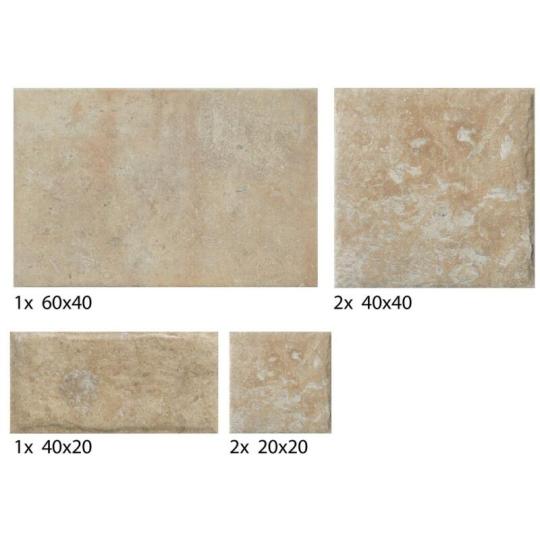 bezs vegyes meretu mediterran koburkolat csempe burkolat jarolap fagyallo rusztikus szelu csuszasmentes negyzetes feher vilagos nappali kohatasu greslap padloburkolat.jpg